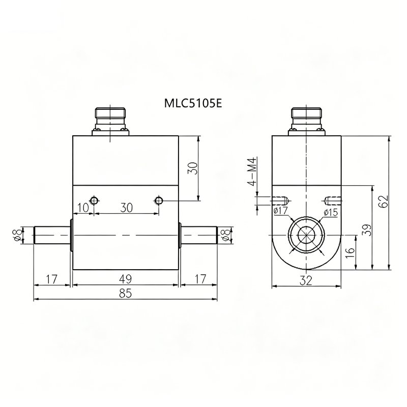 MLC5105E马达微型动态扭矩传感器 MLC5105E马达微型动态扭矩传感器