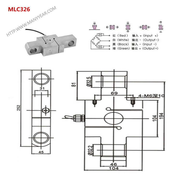 mlc300 S 拉力传感器