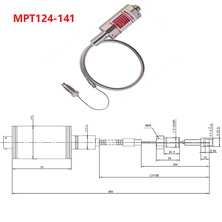 MPT124-141 微型高温压力传感器